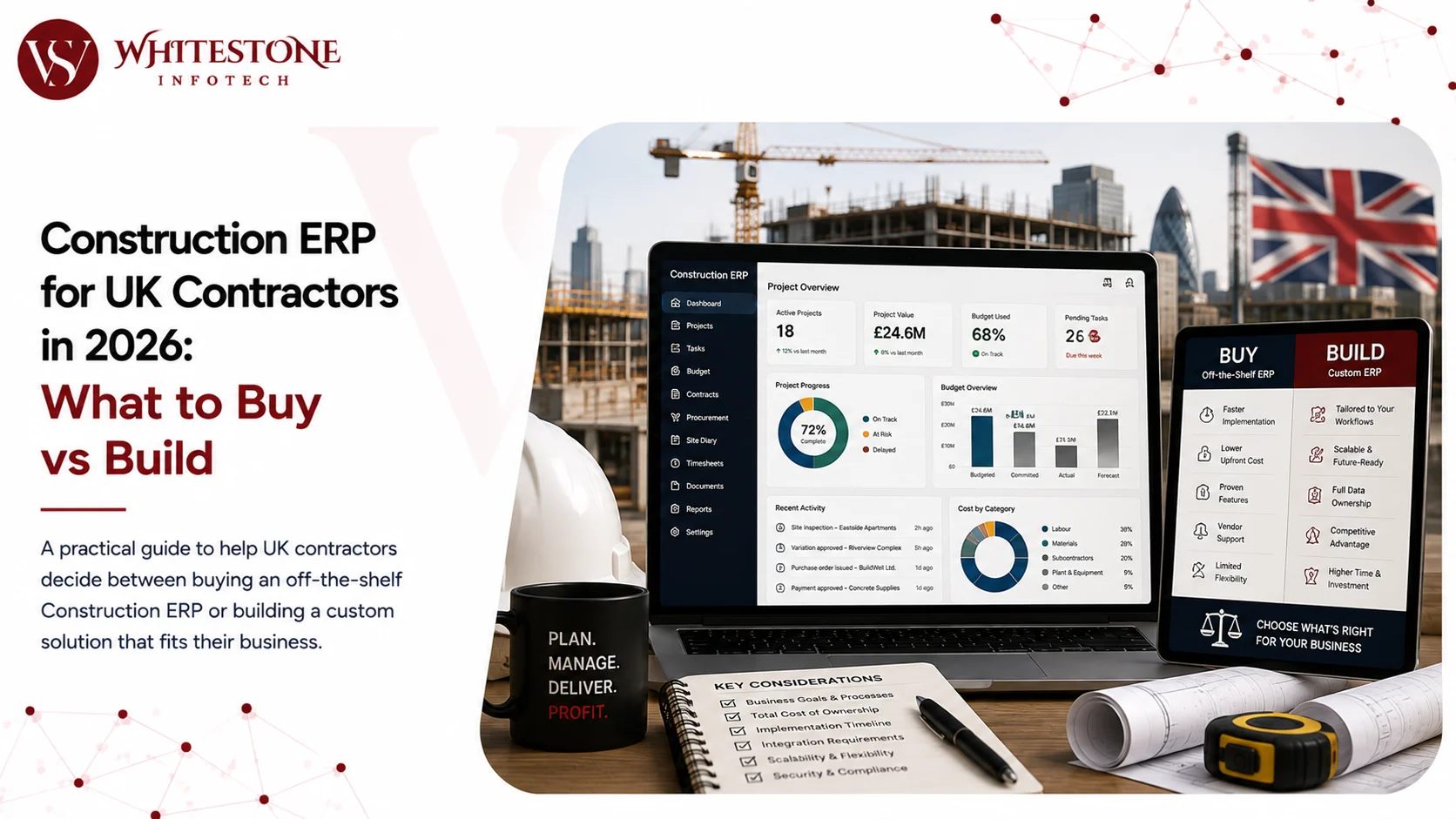Construction ERP for UK Contractors in 2026: What to Buy vs Build